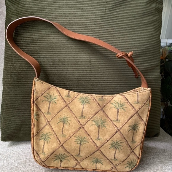 Fossil Palm Tree Shoulder Purse - Picture 5 of 13